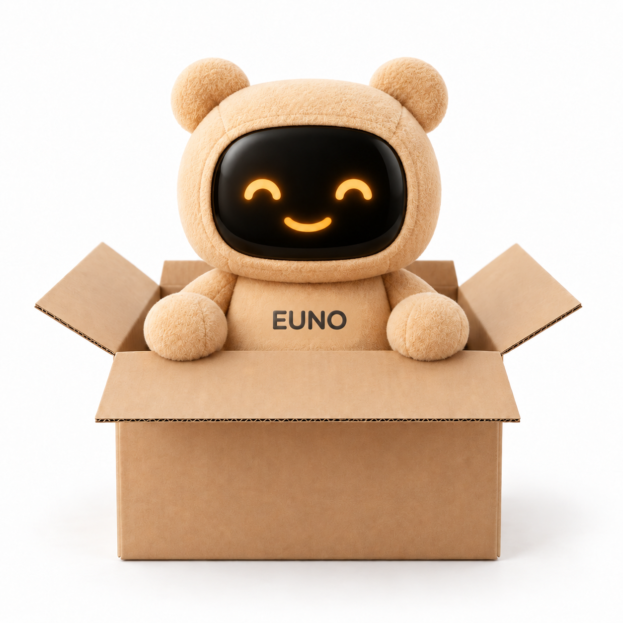 Euno dans une boîte